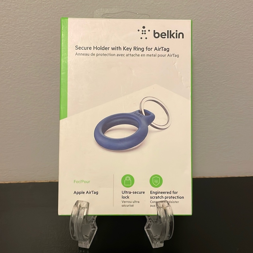 🌿3/$20 NIB Belkin Secure Holder with Key Ring for AirTag